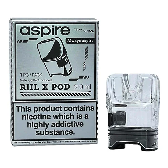 Aspire Riil X Empty Replacement Pod 2Ml 1Pc/Pack